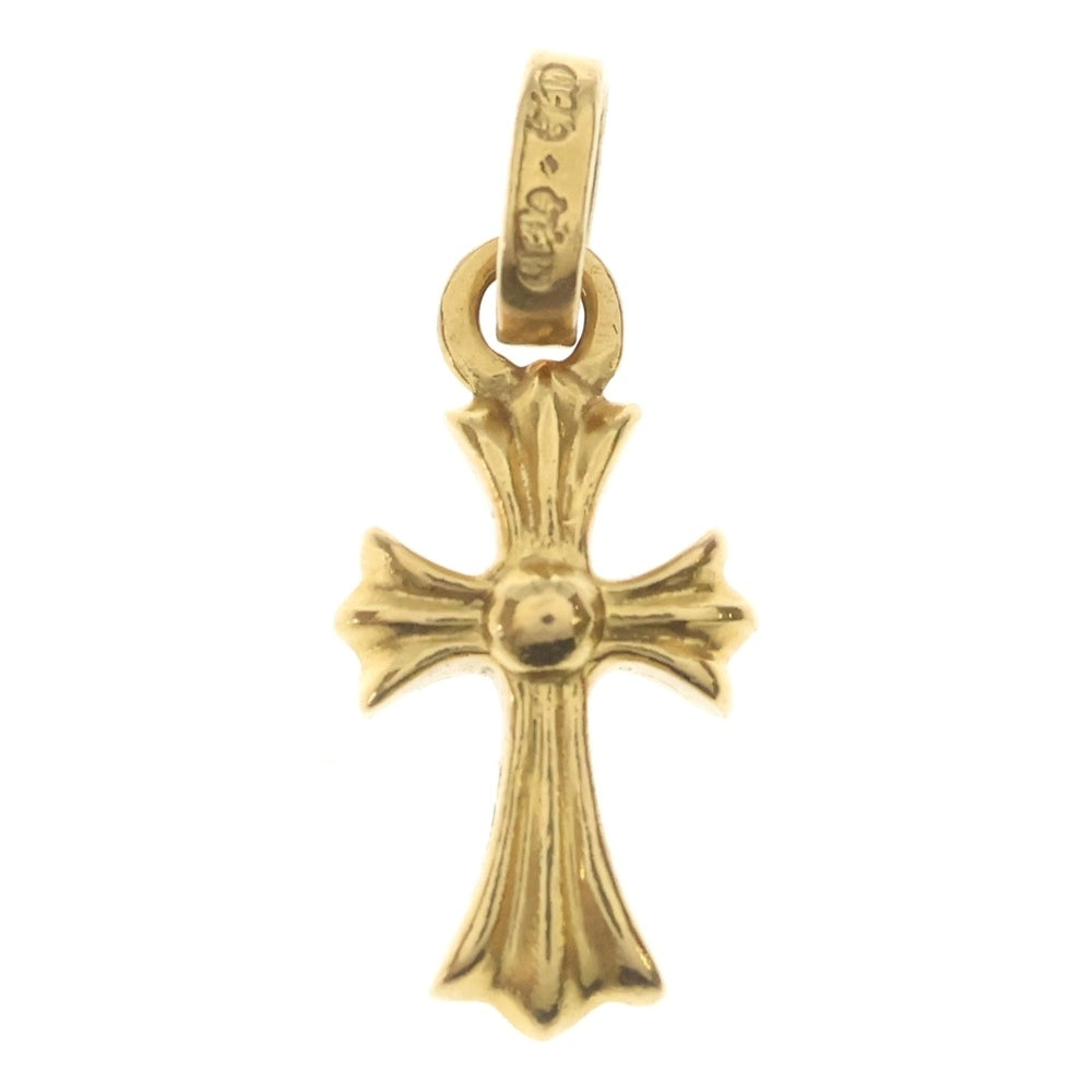 CHROME HEARTS(クロムハーツ) 22K CRS BBYFAT P/DIA ベイビーファットクロス PAVEダイヤ ペンダントトップ ゴールド BCA035