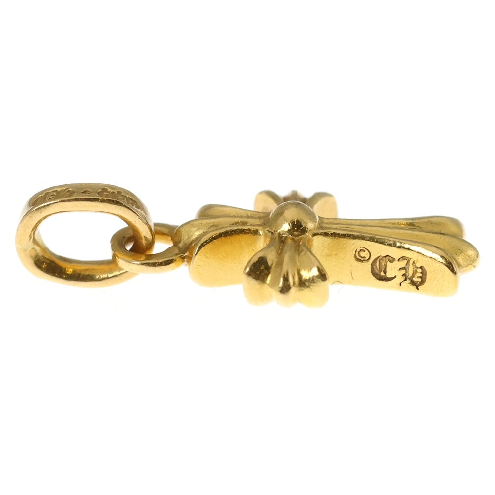 CHROME HEARTS(クロムハーツ) 22K CRS BBYFAT P/DIA ベイビーファットクロス PAVEダイヤ ペンダントトップ ゴールド BCA035