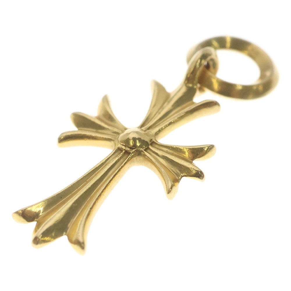 CHROME HEARTS(クロムハーツ) 22K TINY CH CROSS タイニーCHクロス ペンダントトップ ゴールド BCA051