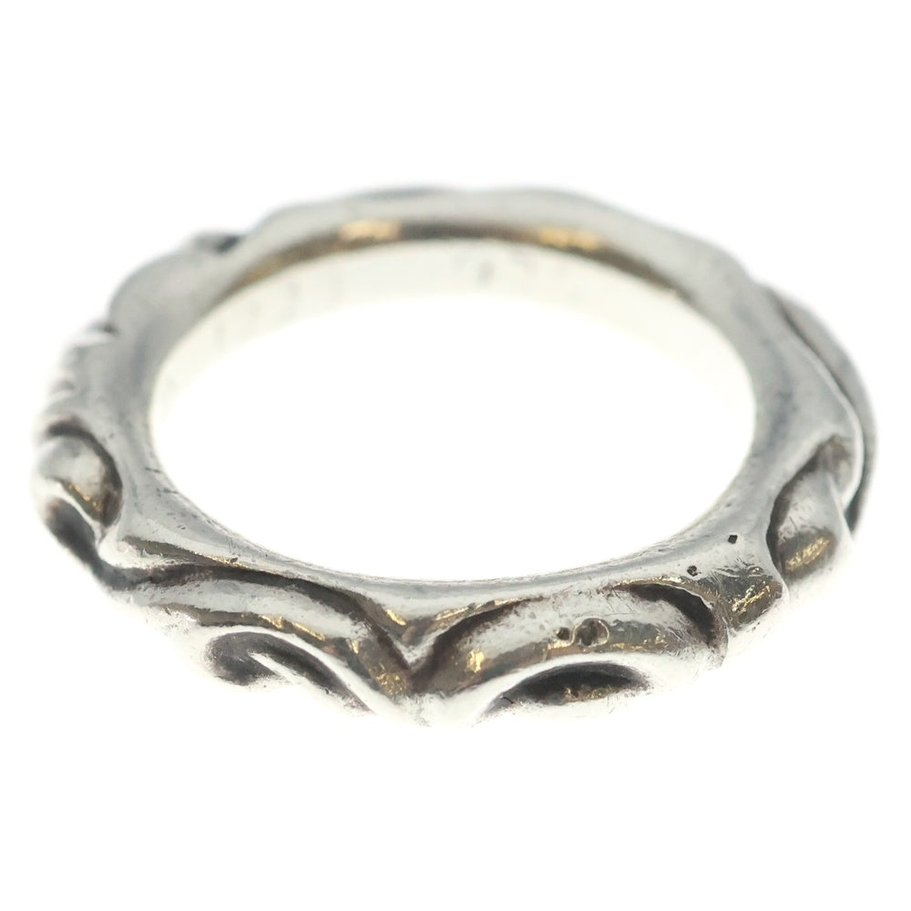 CHROME HEARTS(クロムハーツ) SCRL BAND スクロールバンド リング シルバー BCA351