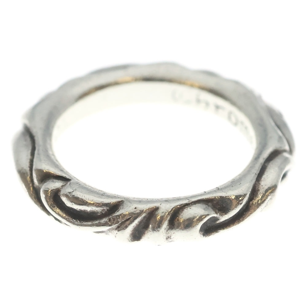 CHROME HEARTS(クロムハーツ) SCRL BAND スクロールバンド リング シルバー BCA351