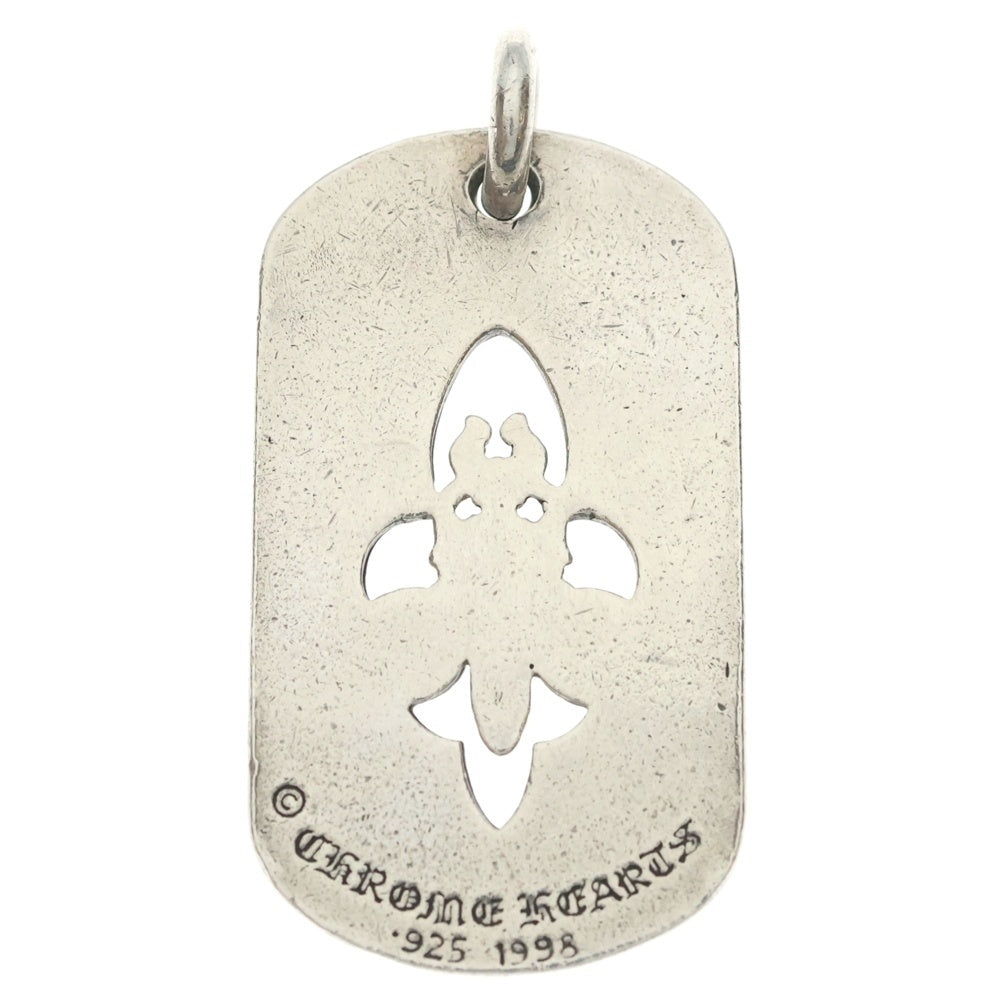 CHROME HEARTS(クロムハーツ) D TAG LRG FLE DAG フレアダガードッグタグ ラージドッグタグネックレストップ シルバー