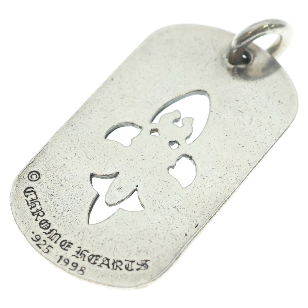 CHROME HEARTS(クロムハーツ) D TAG LRG FLE DAG フレアダガードッグタグ ラージドッグタグネックレストップ シルバー