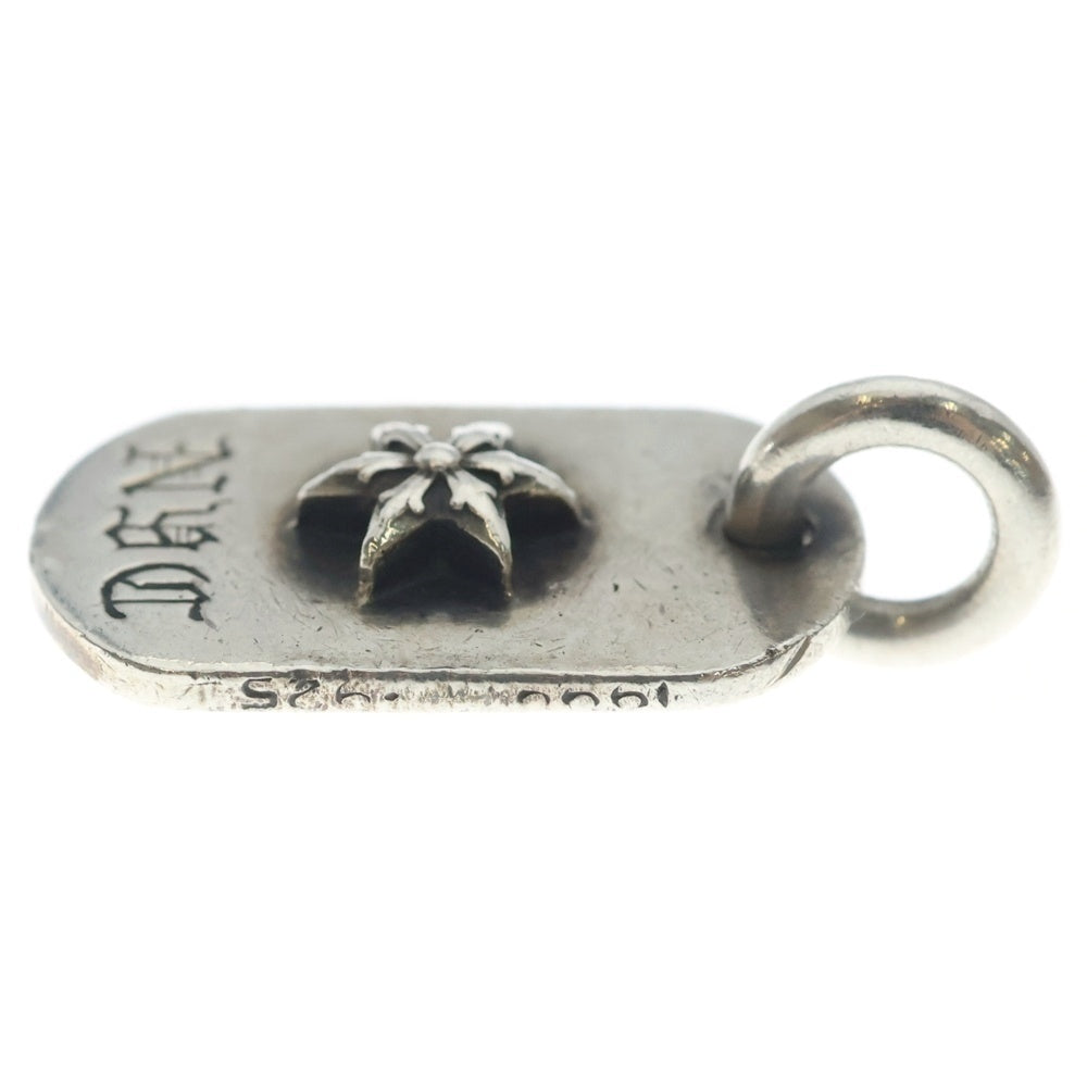 CHROME HEARTS(クロムハーツ) RAISED DOGTAG レイズドドッグタグ NYC限定スターチャームシルバーネックレストップ