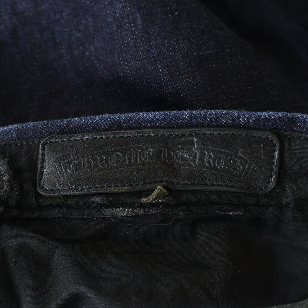 CHROME HEARTS(クロムハーツ) DNM PANTS CRS BTN INDIGO クロスボールボタンウォッシュドデニムパンツ