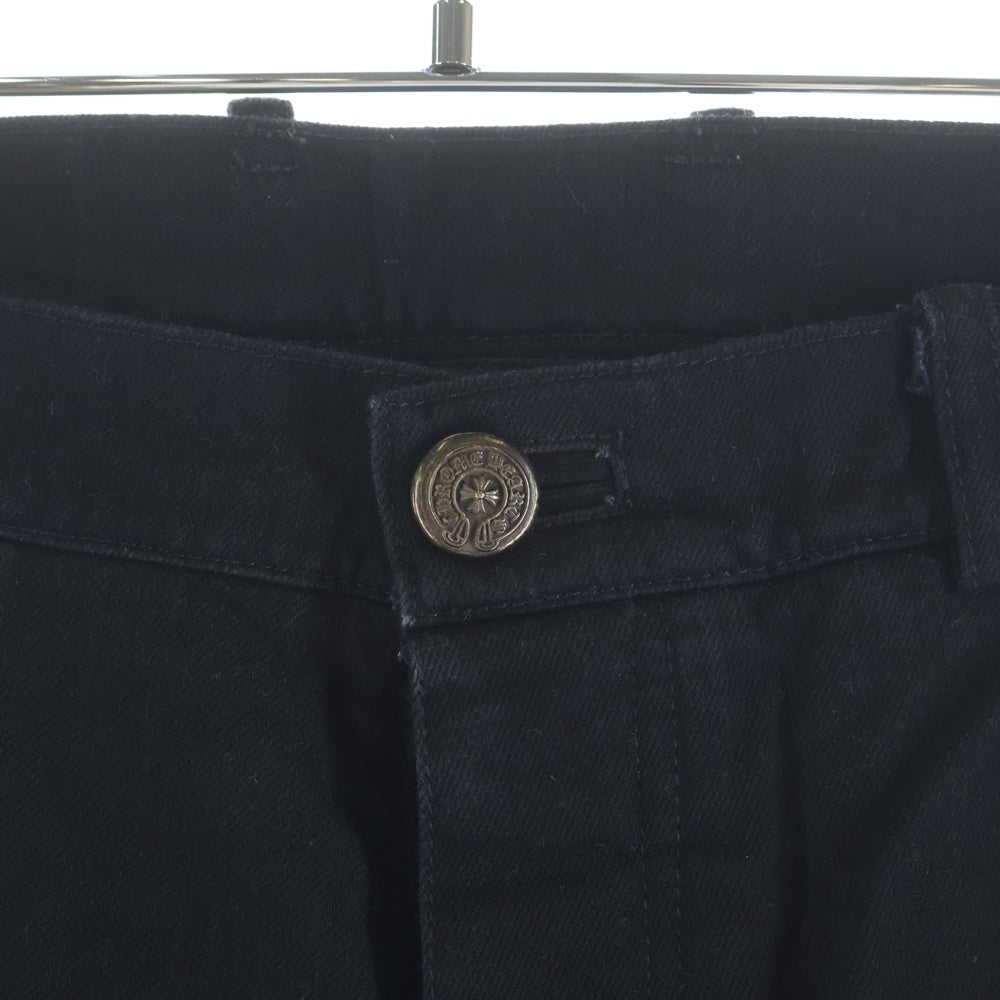 CHROME HEARTS(クロムハーツ) OLD JEAN SL FLEURKNEE フレアニーデニムパンツ
