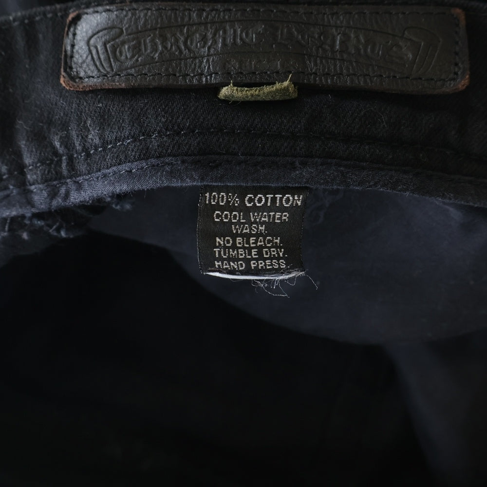 CHROME HEARTS(クロムハーツ) OLD JEAN SL FLEURKNEE フレアニーデニムパンツ