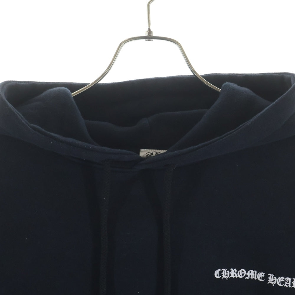 CHROME HEARTS(クロムハーツ) OLD SWTSHRT PLVR バックCHプラスプリント 裏地サーマル ジップアップパーカー