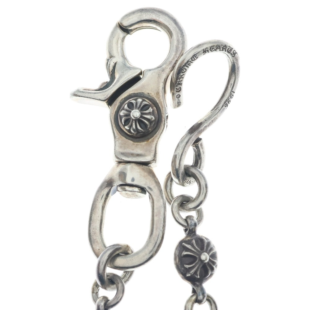 CHROME HEARTS(クロムハーツ) 2BALL SHORT-S/1クリップショート#2クロスボール ウォレットチェーン シルバー BCA063