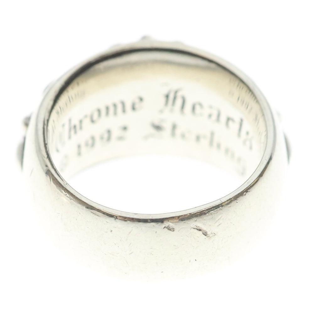 CHROME HEARTS(クロムハーツ) FLRL CRS P DMND フローラルクロス PAVEダイヤ シルバーリング