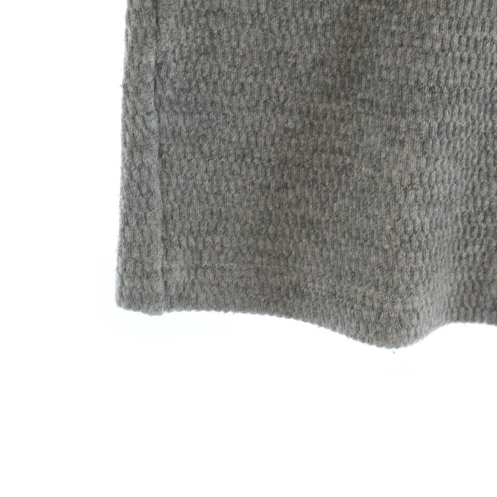 CHROME HEARTS(クロムハーツ) OLD Thermal L/S 袖クロスパッチ付きサーマル クルーネック長袖Tシャツ