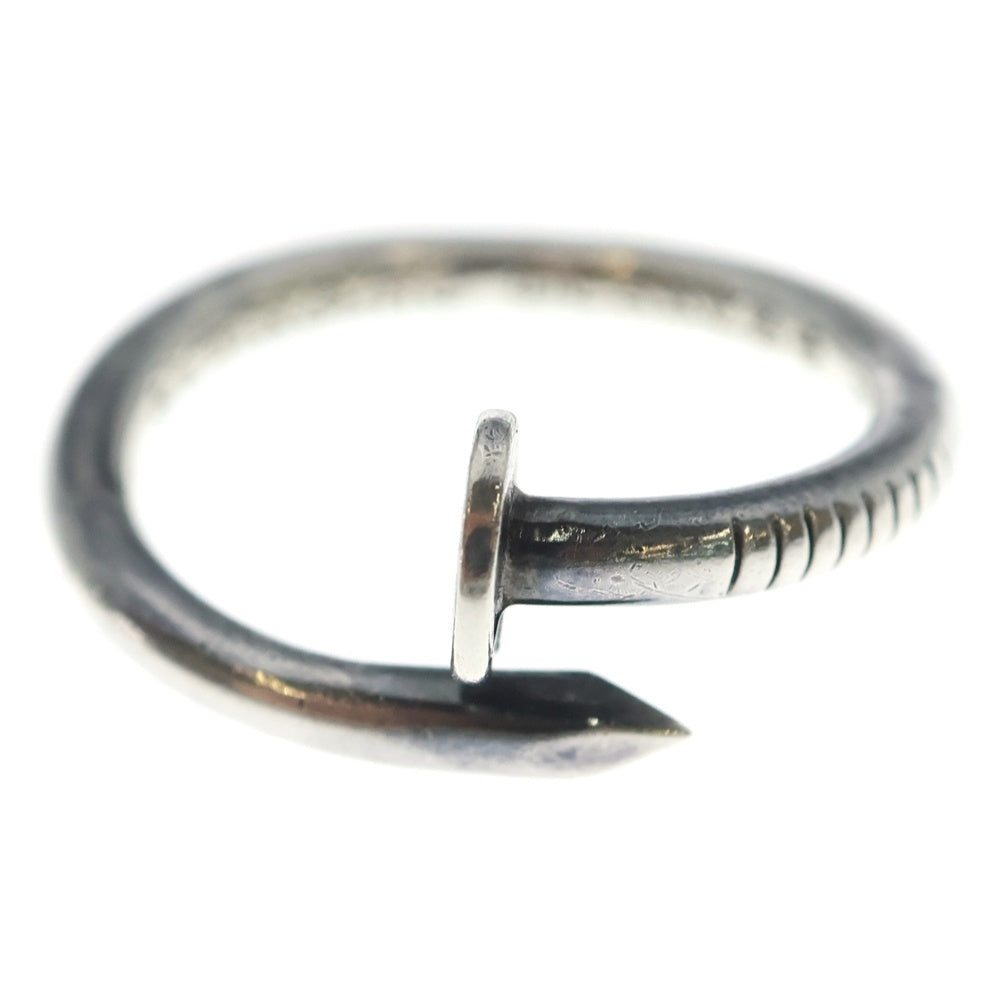 CHROME HEARTS(クロムハーツ) NAIL FLAT ネイル フラット リング シルバー BCA350