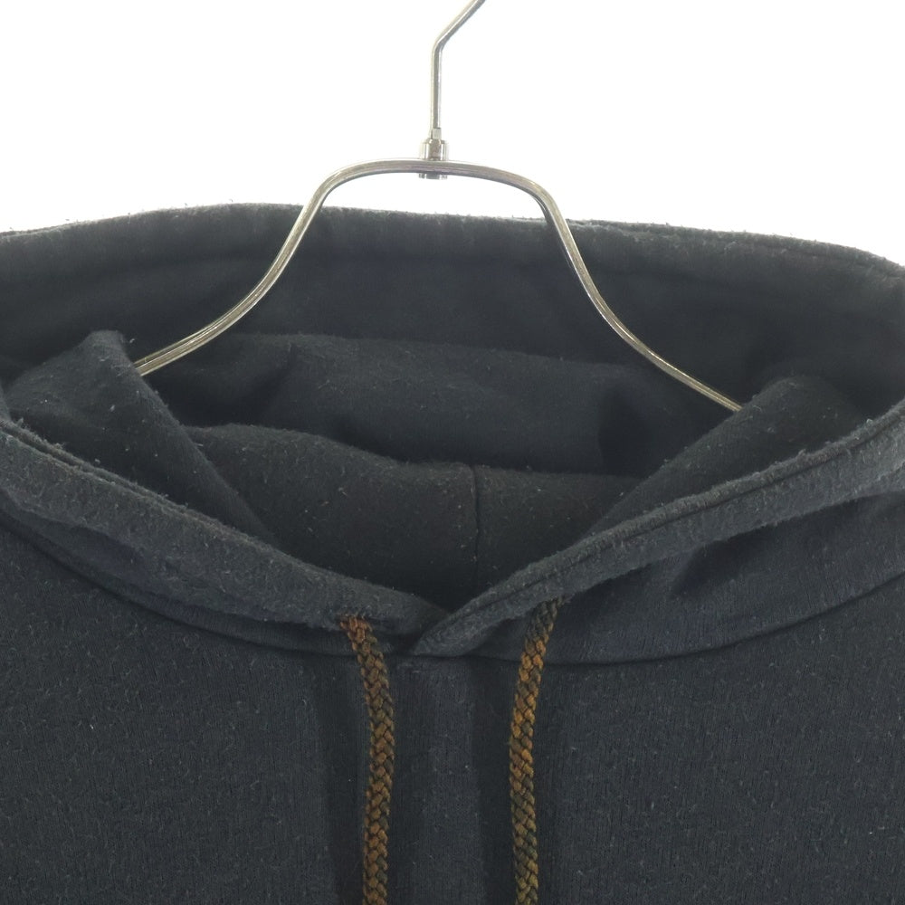 CHROME HEARTS(クロムハーツ) OLD SWTSHRT PLVR オールド バックホースシュープリント 裏地サーマル プルオーバーパーカー