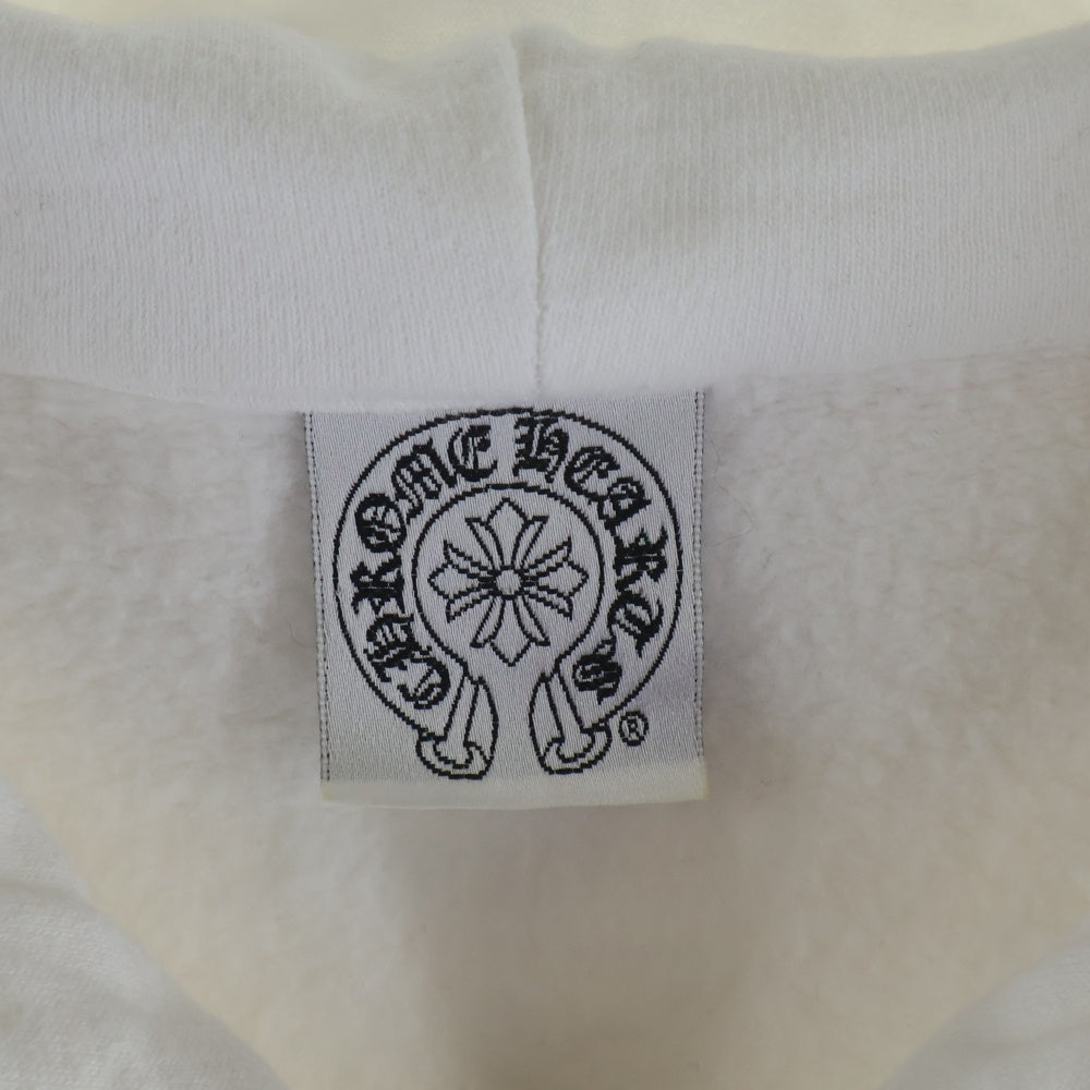 CHROME HEARTS(クロムハーツ) OLD T BAR ZIP HOODIE Tバー #10ダガージップ ジップパーカー ホワイト