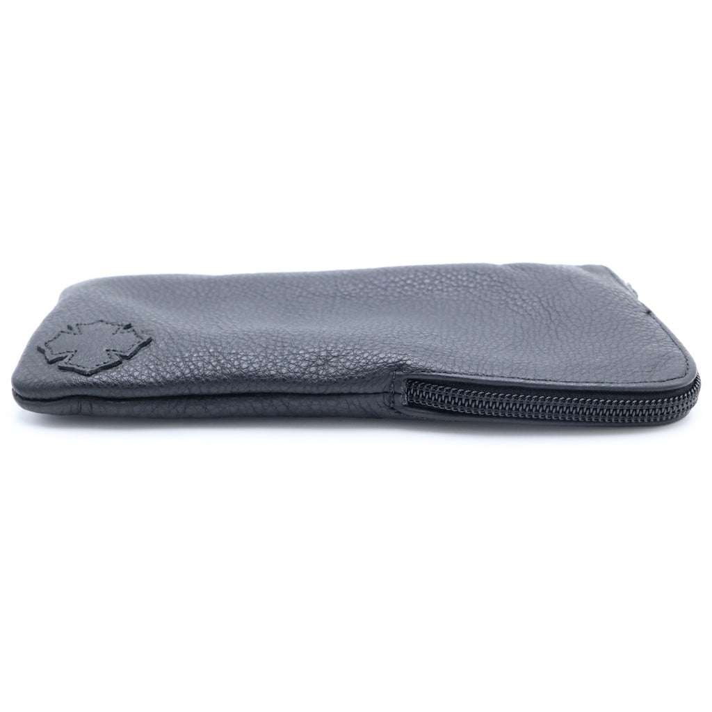 CHROME HEARTS(クロムハーツ) CASE アイウェアケース 眼鏡ケース レザー ブラック