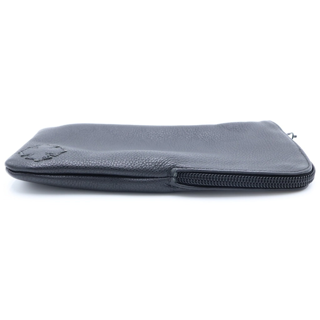 CHROME HEARTS(クロムハーツ) CASE アイウェアケース 眼鏡ケース レザー ブラック