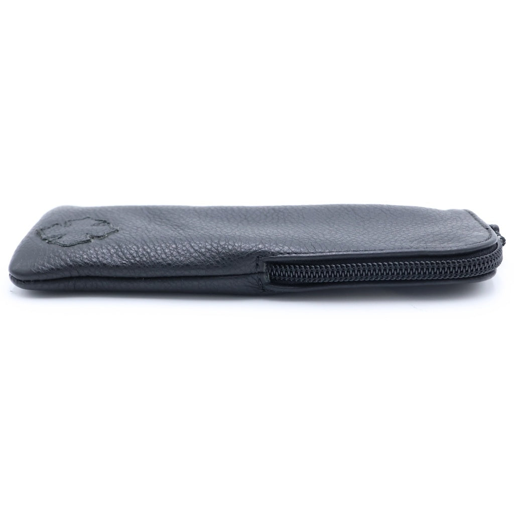 CHROME HEARTS(クロムハーツ) CASE アイウェアケース 眼鏡ケース レザー ブラック