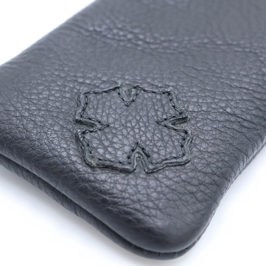 CHROME HEARTS(クロムハーツ) CASE アイウェアケース 眼鏡ケース レザー ブラック