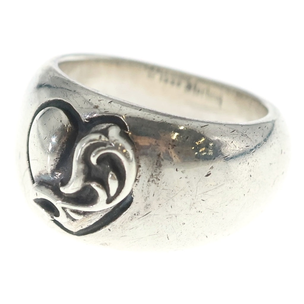 CHROME HEARTS(クロムハーツ) HEART IN BAND ハートインバンドリング シルバー 14号