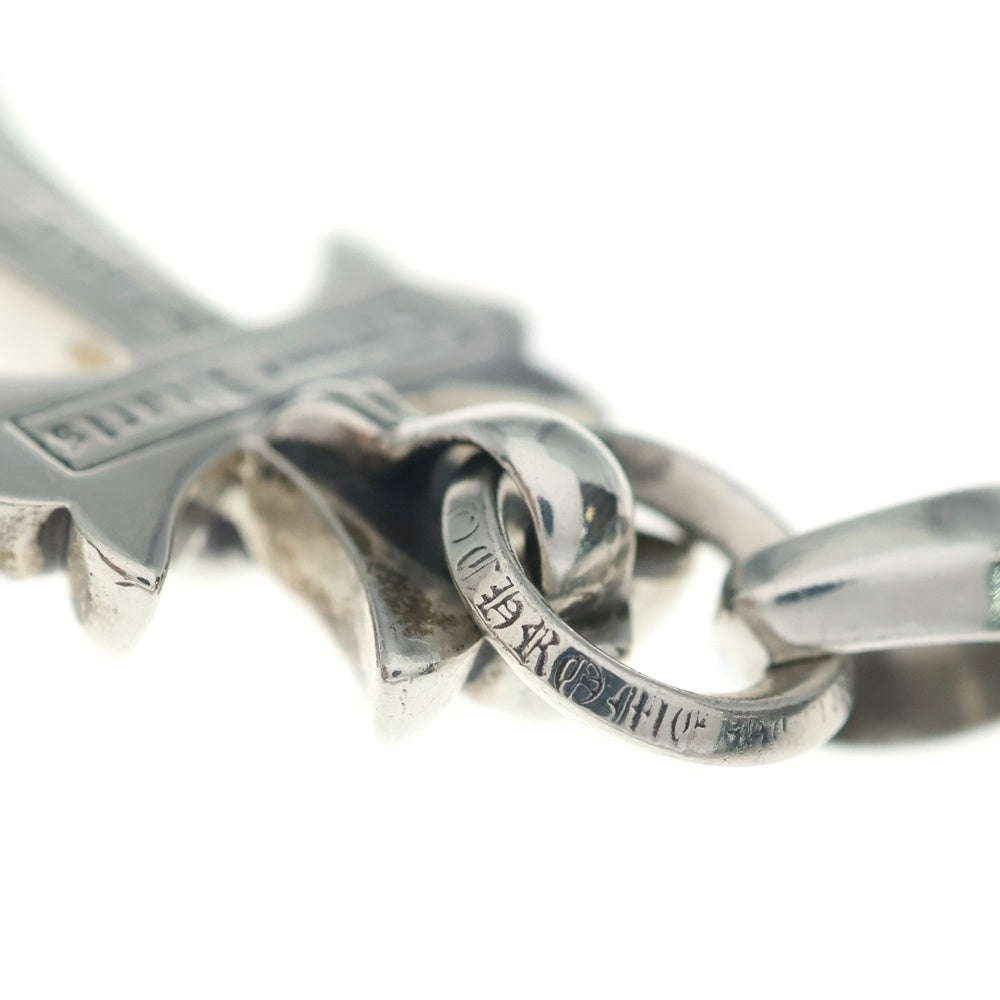 CHROME HEARTS(クロムハーツ) CH CRS SML W/BALE Wベイル スモールCHクロス ペンダントトップ シルバー BCA218