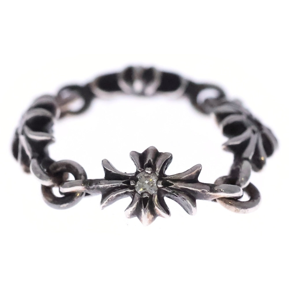 CHROME HEARTS(クロムハーツ) TNY E CH PLS DIA タイニーE CHプラス ダイヤ リング シルバー