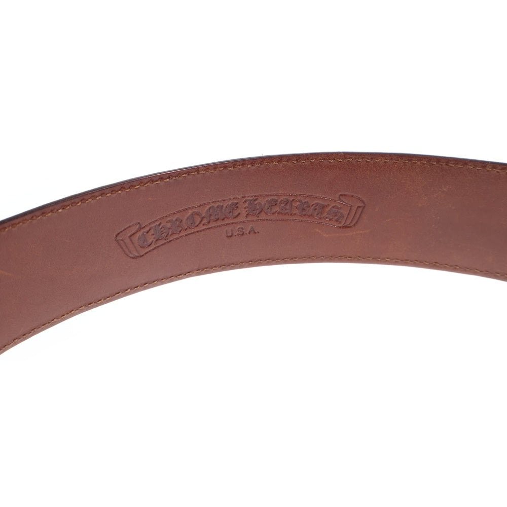 CHROME HEARTS(クロムハーツ) BLT SCRLREC レクタングルスクロール レザーベルト