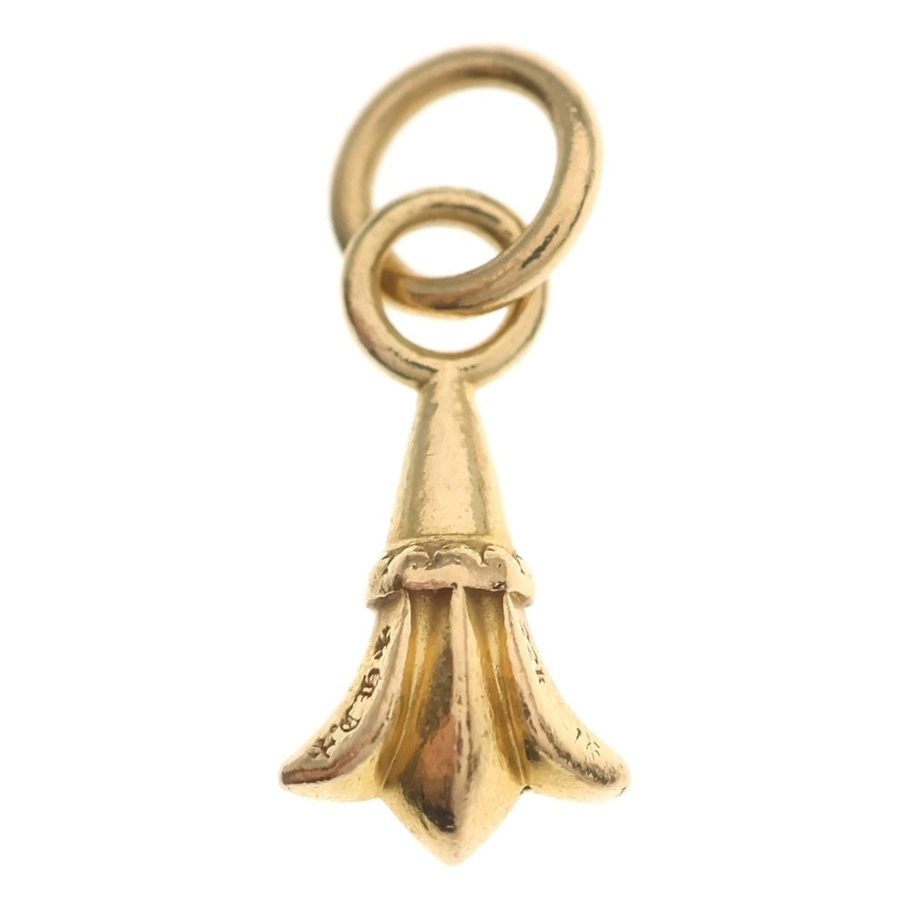 CHROME HEARTS(クロムハーツ) 22K CHRM CRSTAIL TNY クロステイル タイニーチャーム ネックレストップ ゴールド