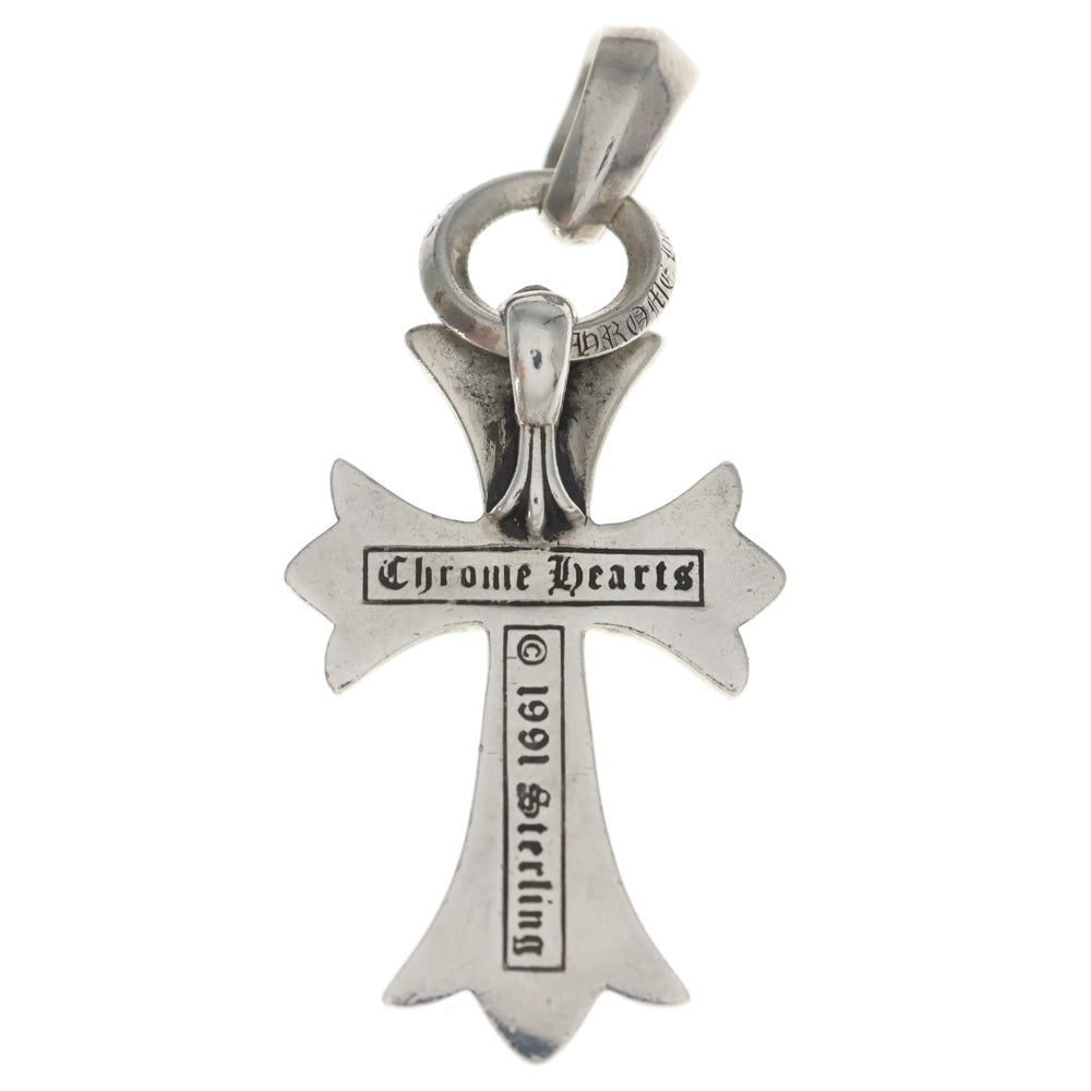CHROME HEARTS(クロムハーツ) CH CRS SML W/BALE Wベイル スモールCHクロス ペンダントトップ シルバー BCA218