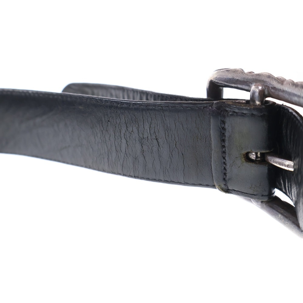CHROME HEARTS(クロムハーツ) BLT SCRLREC レクタングルスクロール レザーベルト