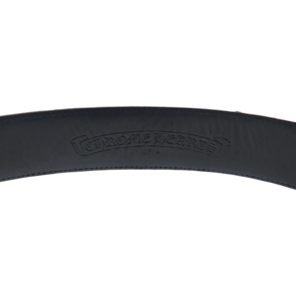 CHROME HEARTS(クロムハーツ) BLT SCRLREC レクタングルスクロール レザーベルト