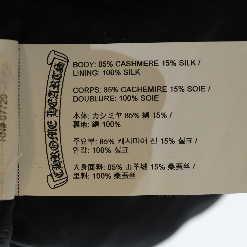CHROME HEARTS(クロムハーツ) MATTY BOY PPO SEX RECORDS カシミヤ バケット ハット ブラック