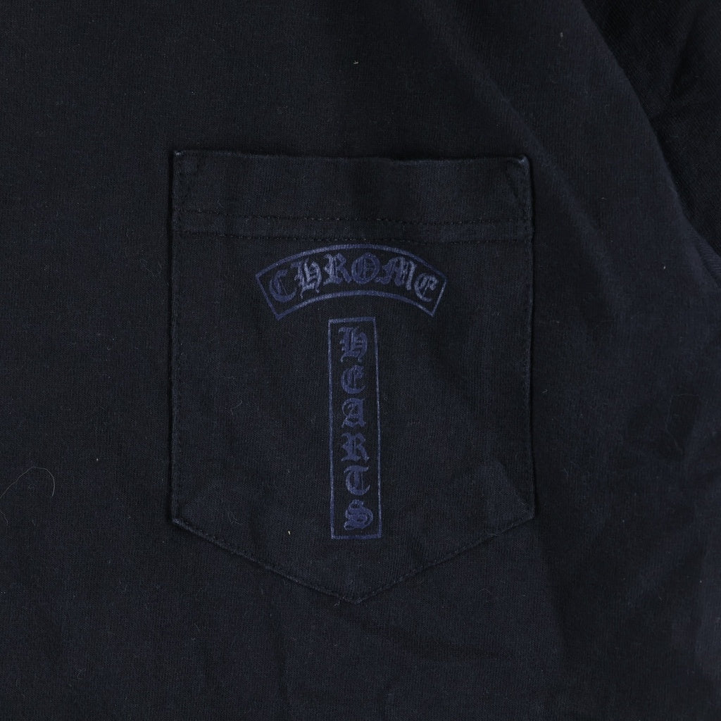CHROME HEARTS(クロムハーツ) OLD CELTIC CROSS オールド バックケルティッククロスプリント 半袖Tシャツカットソー ブラック