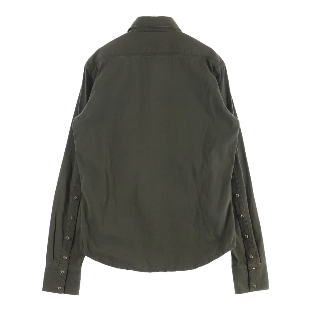 CHROME HEARTS(クロムハーツ) ARMY FBRC アーミーシャツ BSフレアボタンミリタリー長袖シャツ