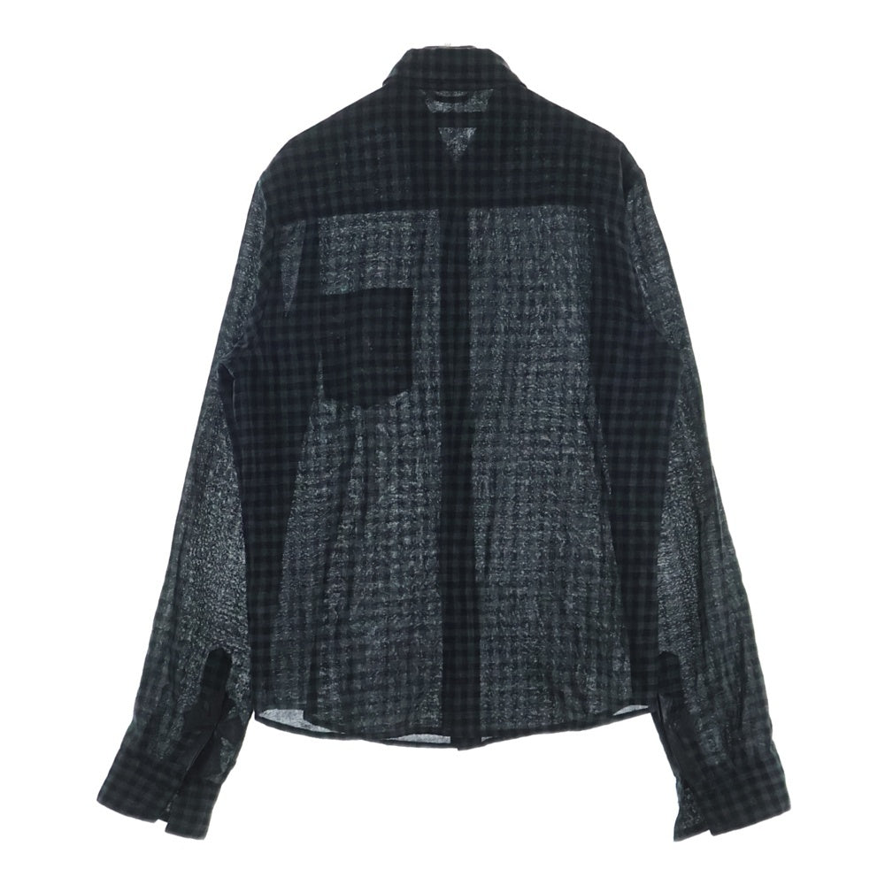 CHROME HEARTS(クロムハーツ) LOOSEENDS/ルーズエンド クロスボールボタンチェック長袖シャツ