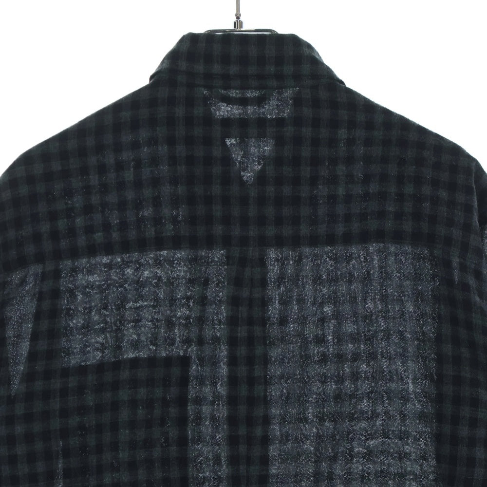 CHROME HEARTS(クロムハーツ) LOOSEENDS/ルーズエンド クロスボールボタンチェック長袖シャツ