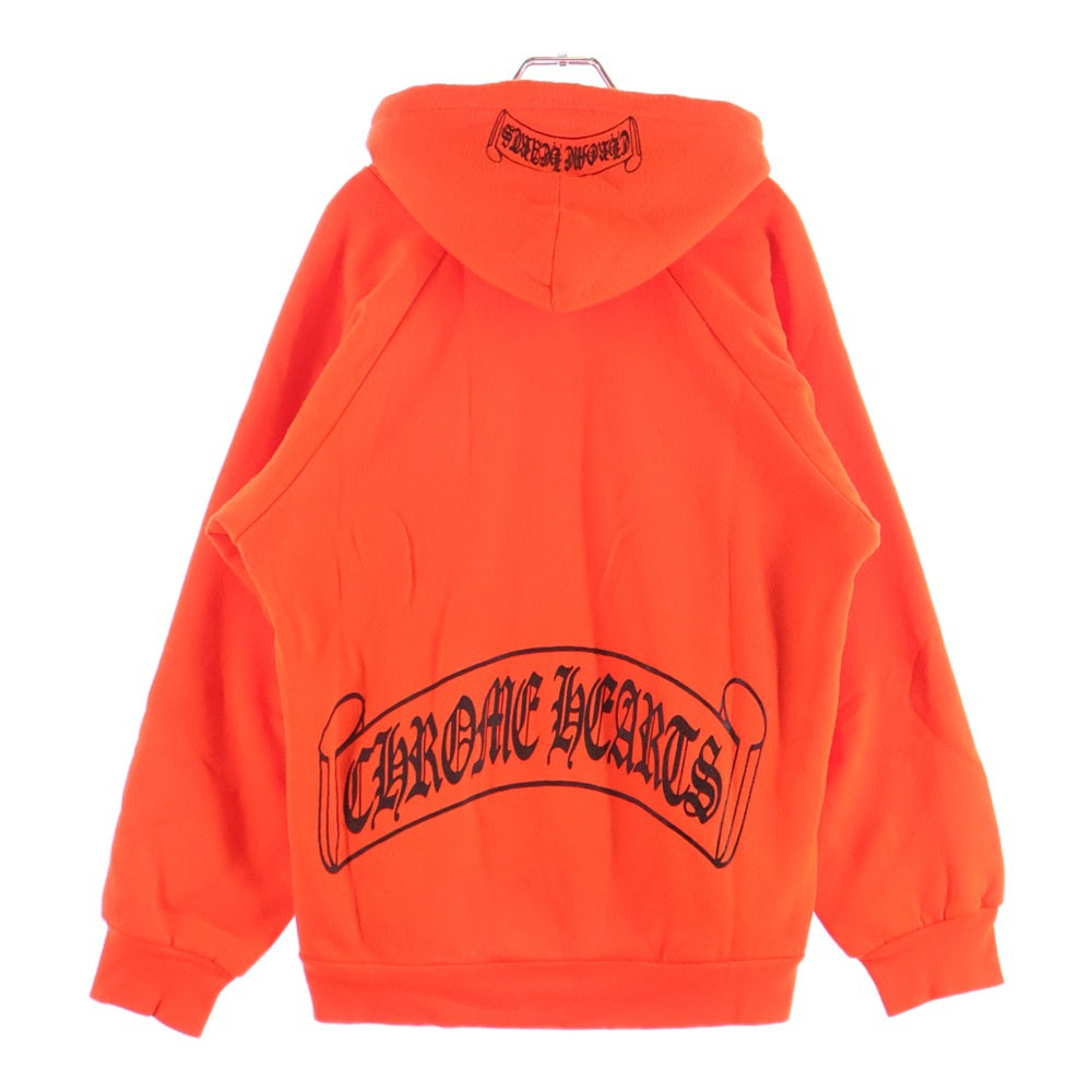 CHROME HEARTS(クロムハーツ) OLD SCROLL LABEL Hoodie オールド バックスクロールラベルプリント プルオーバーパーカー
