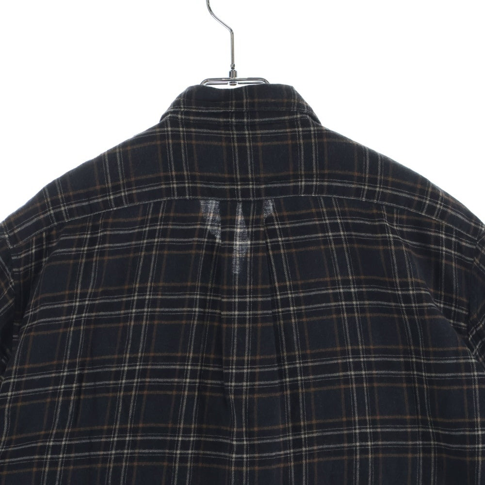 CHROME HEARTS(クロムハーツ) Y NOT HEYWOOD ダガージップアップフランネルチェック半袖シャツ