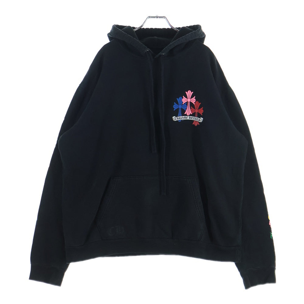 CHROME HEARTS(クロムハーツ) MLTCOL CEM CRS HD PLVR マルチカラーセメタリークロスプリントプルオーバーパーカー