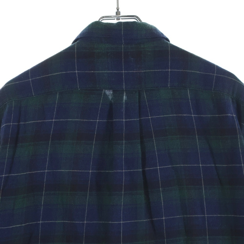 CHROME HEARTS(クロムハーツ) Y NOT HEYWOOD ダガージップアップフランネルチェック長袖シャツ