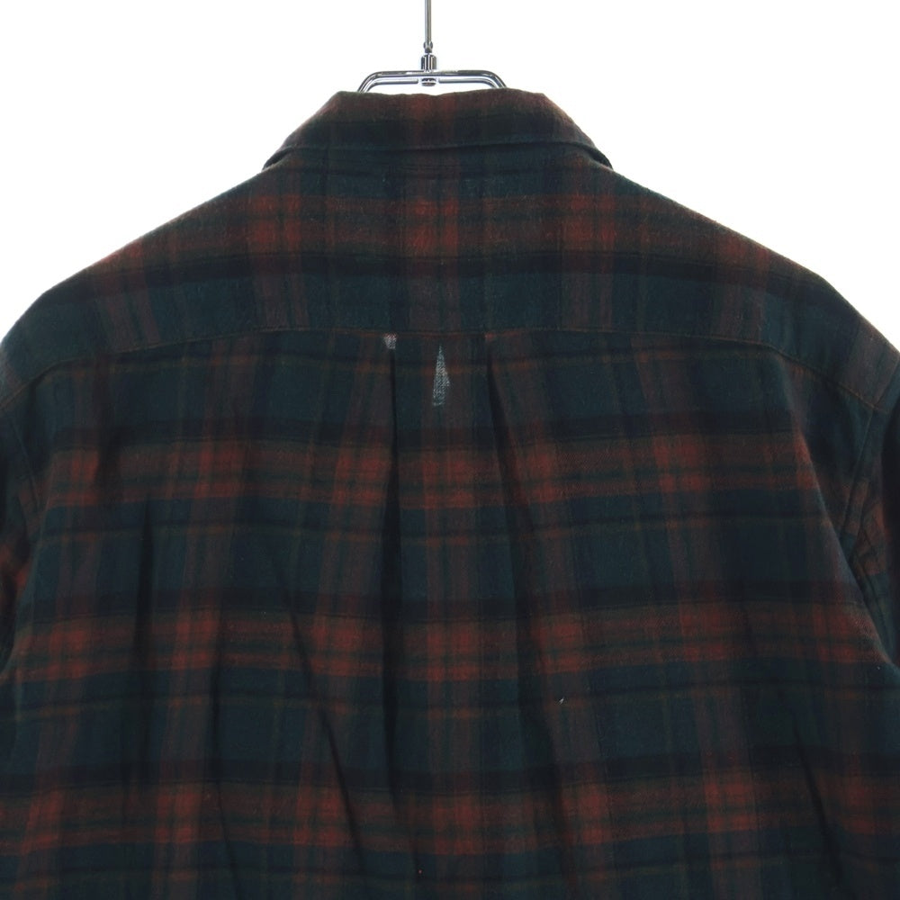 CHROME HEARTS(クロムハーツ) Y NOT HEYWOOD ダガージップアップフランネルチェック長袖シャツ