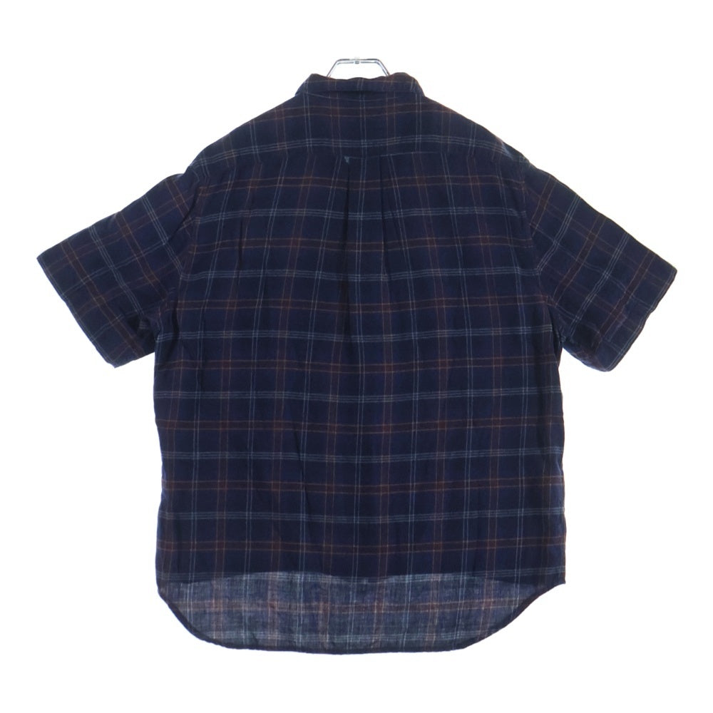 CHROME HEARTS(クロムハーツ) Y NOT HEYWOOD ダガージップアップフランネルチェック半袖シャツ