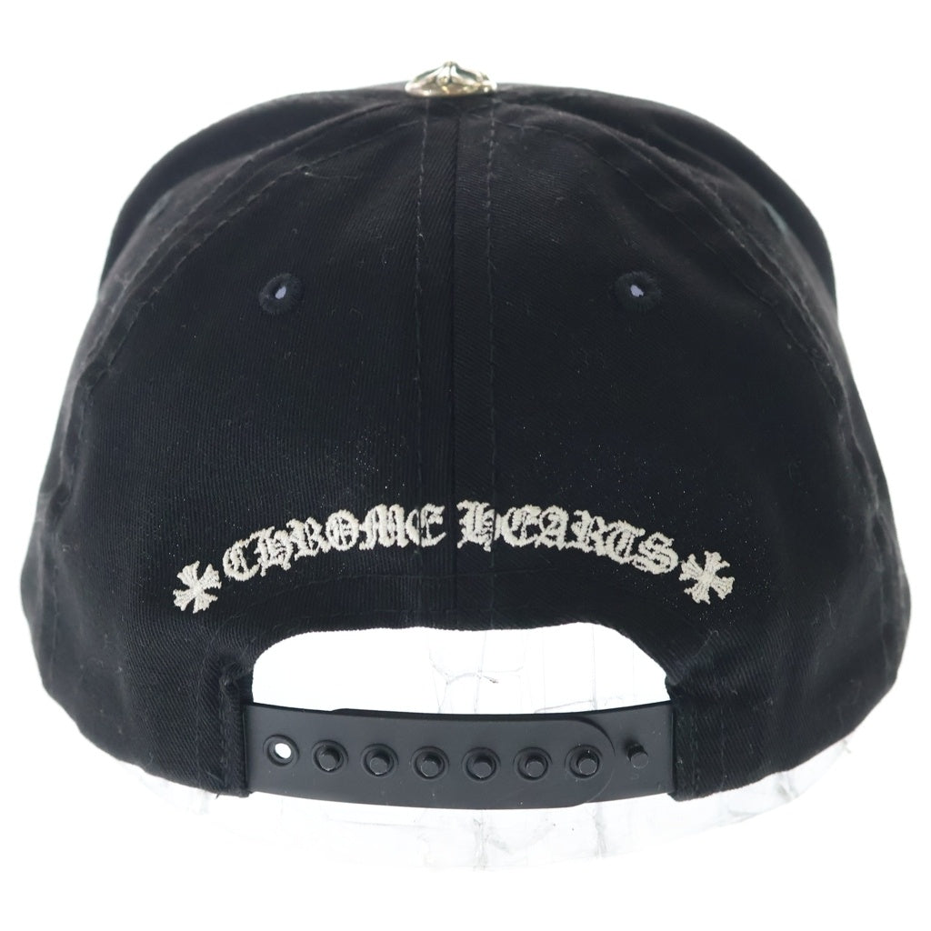 CHROME HEARTS(クロムハーツ) CH刺繍 ベースボールキャップ 帽子 ブラック/グレー