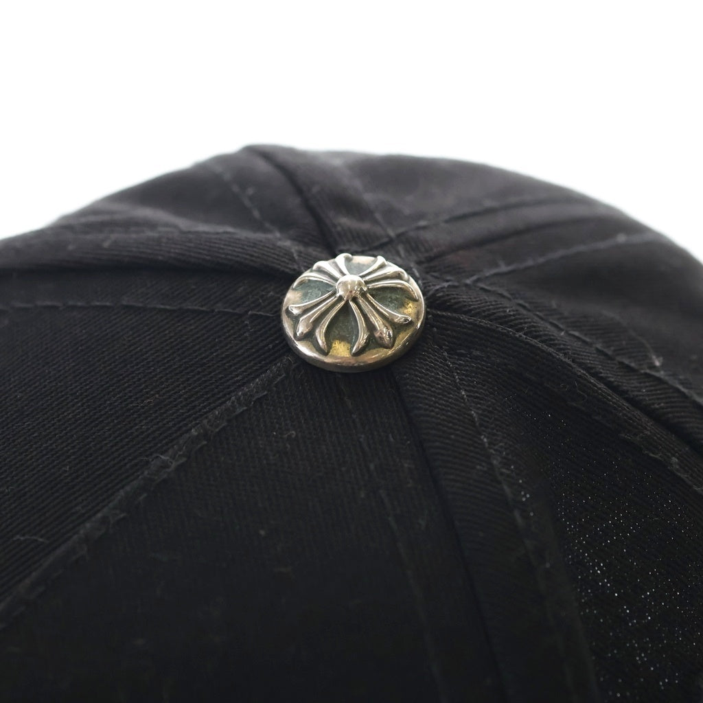 CHROME HEARTS(クロムハーツ) CH刺繍 ベースボールキャップ 帽子 ブラック/グレー