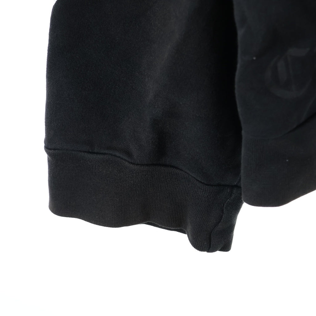 CHROME HEARTS(クロムハーツ) Horseshoe Arm Floral Cross L/S Sweatshirt ホースシュー アームフローラルクロス クルーネック スウェットトレーナー ブラック