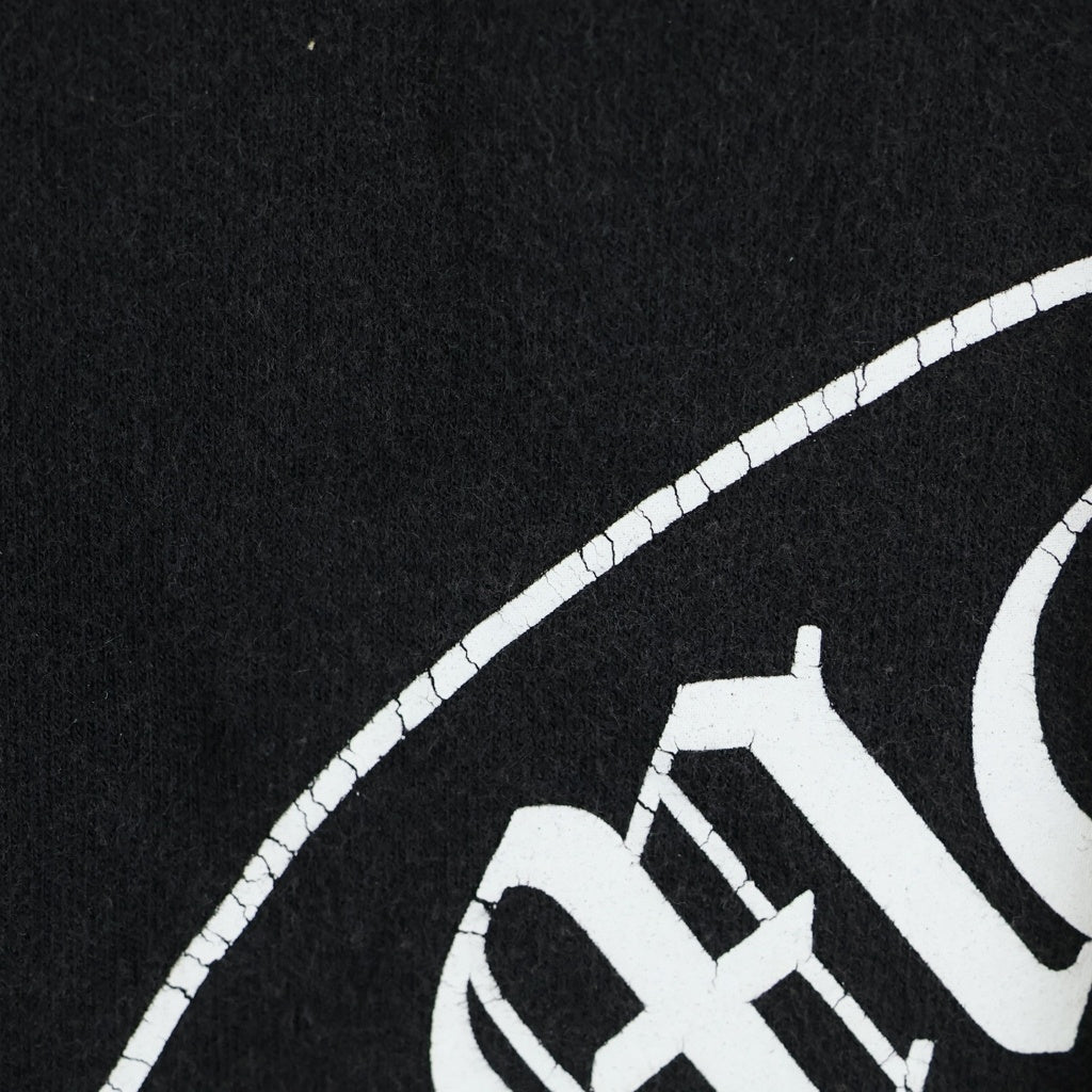 CHROME HEARTS(クロムハーツ) Horseshoe Arm Floral Cross L/S Sweatshirt ホースシュー アームフローラルクロス クルーネック スウェットトレーナー ブラック