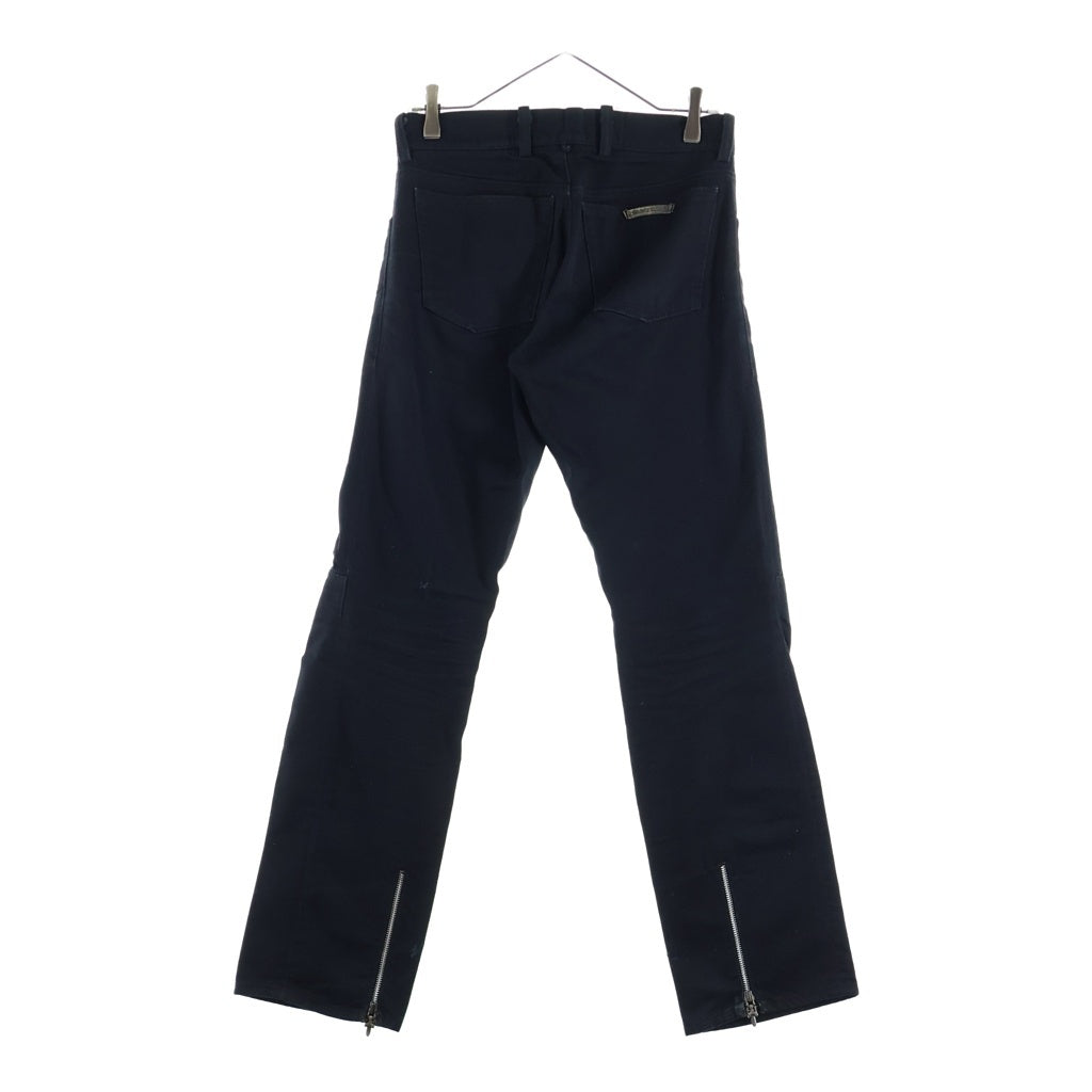 CHROME HEARTS(クロムハーツ) OLD FLEURKNEE DNM PANTS オールド フレアニー 裾ダガージップ デニムパンツ ブラック