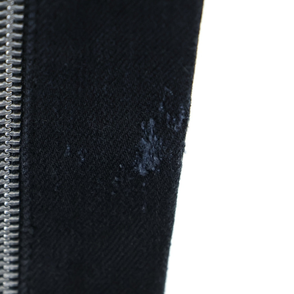 CHROME HEARTS(クロムハーツ) OLD FLEURKNEE DNM PANTS オールド フレアニー 裾ダガージップ デニムパンツ ブラック