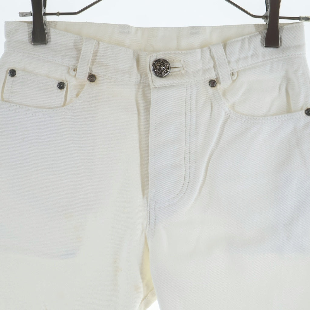CHROME HEARTS(クロムハーツ) OLD JEAN SL FLEURKNEE フレアニーデニムパンツ