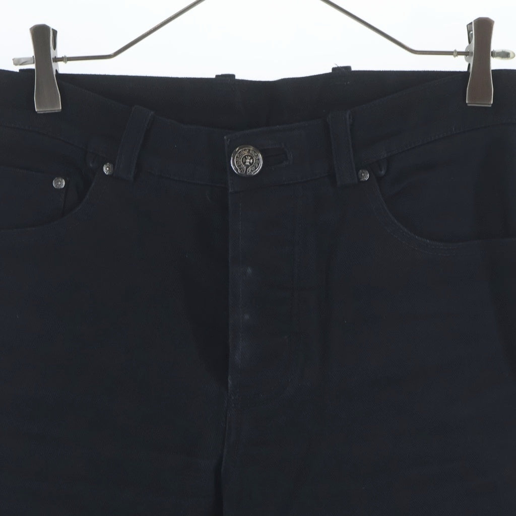 CHROME HEARTS(クロムハーツ) OLD FLEURKNEE DNM PANTS オールド フレアニー デニムパンツ ブラック