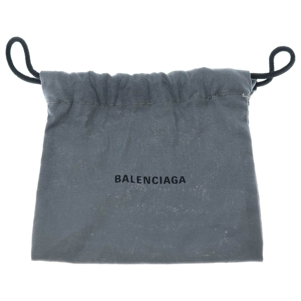 BALENCIAGA(バレンシアガ) FESTIVAL FAUX LEATHER BRANDED BRACELET フェスティバル フェイクレザー ブランドブレスレット ブラック 702321 レディース